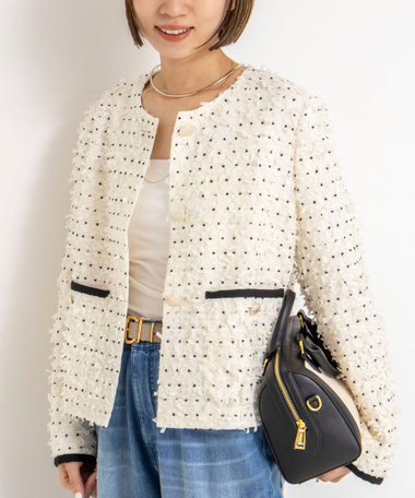 ノーカラージャケット｜ジャケット/アウター｜NOLLEY'S MALL