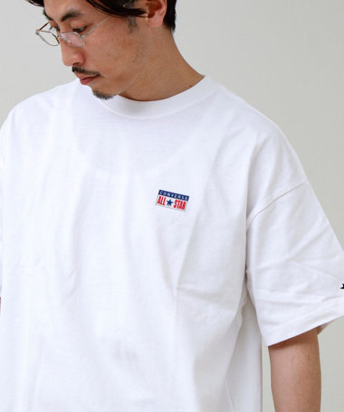 【CONVERSE】プレートロゴ 半袖Tシャツ