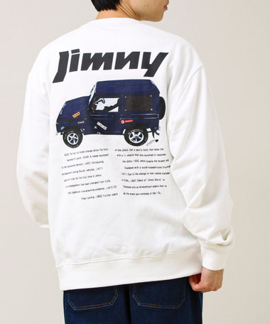 【ロングセラーコラボ】ジムニー×GLOSTER Suzuki Jimny 裏毛プリントスウェット