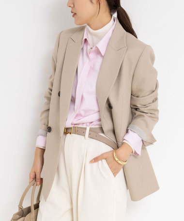 ウォッシャブルシャークダブルジャケット