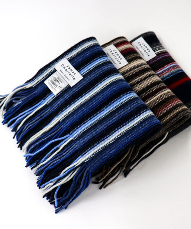 【JAMES CHARLOTTE/ジェームス・シャルロット】Lambswool Russell Muffler 25