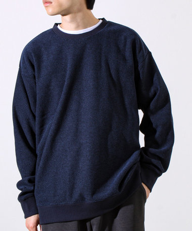 【ロンT以上スウェット未満】ハニカム裏起毛ロングスリーブ