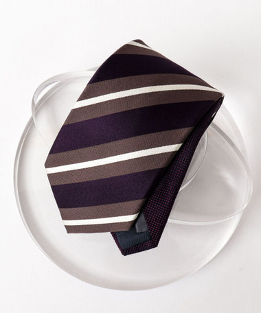クレリックレギュラーストライプネクタイ 25AWコレクション