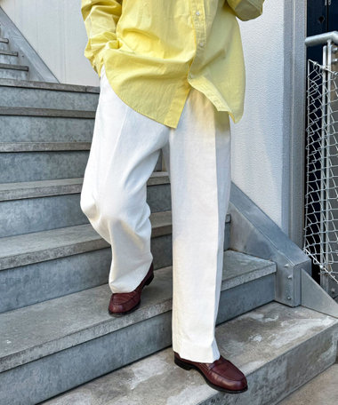 NSOK デニム2タックワイドパンツ 25SS