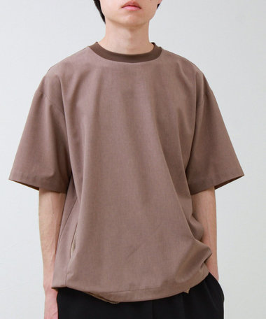 【COOLMAX/セットアップ着用可能】ポリトロプルオーバーTシャツ