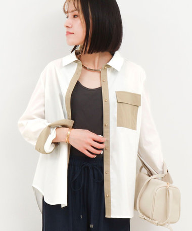 クレリックワークブラウス