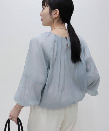 バルーンギャザーブラウス
