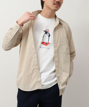 ナイロンリップ レギュラーカラーシャツ