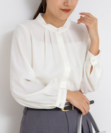 新品・タグ付き✴︎超レア【サリースコット】ブラウス プルオーバー フリルカラー　Ｌ 新品・タグ付き✴︎超レア【サリースコット】ブラウス プル