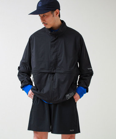 【TAION/タイオン】HI-NECK W-ZIP DETACHABLE LIGHT JACKET