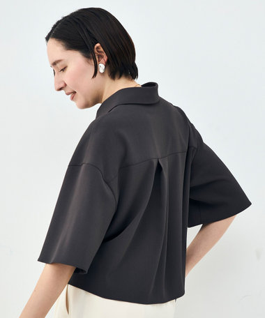 《セットアップ対応》ウォッシャブルイージーツイルシャツ