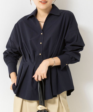 【一部店舗限定色アイテム】ストレッチタフタスキッパータックシャツ