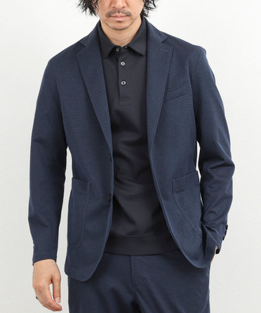 《ビジカジ/セットアップ対応》強撚バスケット イージージャケット 26SS