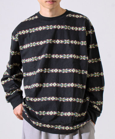 【PENDLETON】Jacquard LS Tee ジャガードロンT