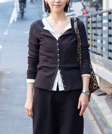 ウォッシャブルナチュラルテレコ2WAYカーデ