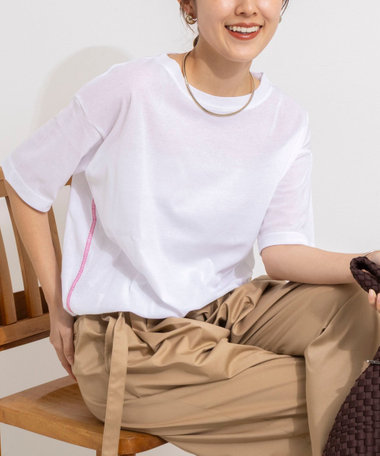 ウォッシャブルドローストTシャツ