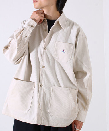 【セットアップ対応】【GEVACO】コーデュロイ ワークシャツ