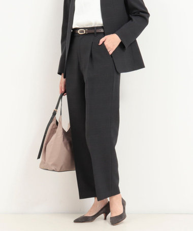 ［WEB限定 SPECIAL SALE！］《セットアップ対応》ウールライクウインドペンパンツ