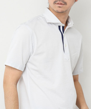 ［WEB限定 SPECIAL PRICE！］《ビジカジ対応》サッカーニットテープポロ ビズポロ 25SS