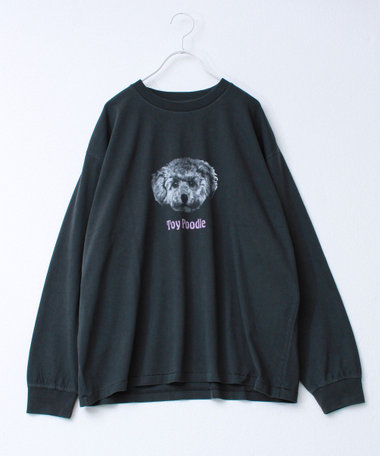 【WEB限定】【人気シリーズ】【DOG&CAT】犬猫ピグメントロンT