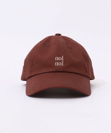 ［WEB限定 SPECIAL PRICE！］【nolnol/ノルノル】ロゴ刺繍キャップ
