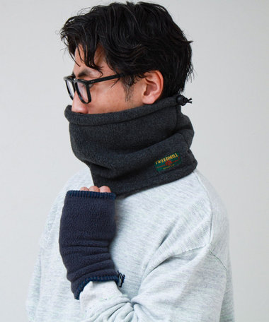 【TWEEDMILL/ツイードミル】フリースネックウォーマー