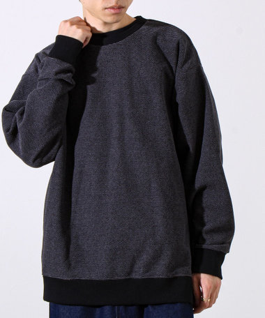 【ロンT以上スウェット未満】ハニカム裏起毛ロングスリーブ