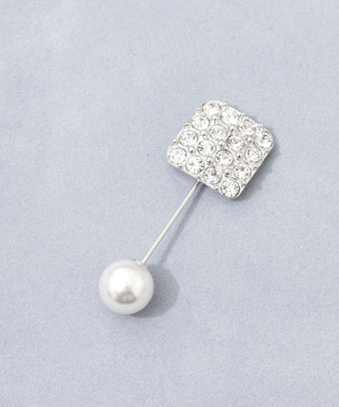 【grâce grace/グラスグラス】スクエアビジュープッシュピン