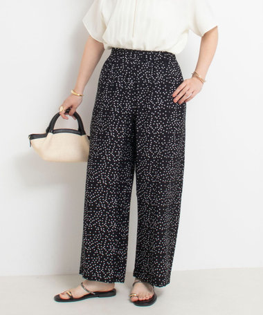 ドットキャタピラーワイドパンツ
