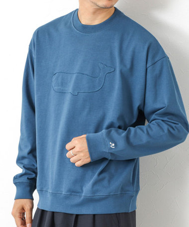 度詰め引き揃え天竺 クラフトクジラ ロンT 25AW