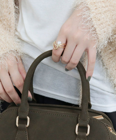 ドロップパールアートリング