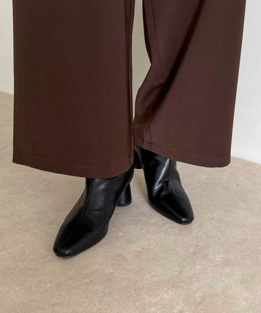 【JETEE/ジュテ】バックジップストレッチヒールブーツ