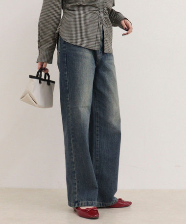 Dual Hem Lace Denim
