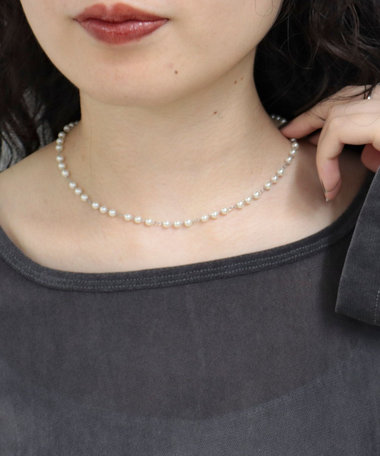 パールチェーンネックレス