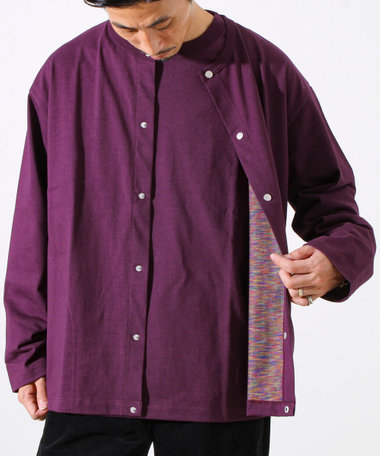 【春の人気作が復刻】【裏グラデーションシリーズ】天竺クルーカーディガン