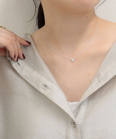 プチハートカラーエポネックレス