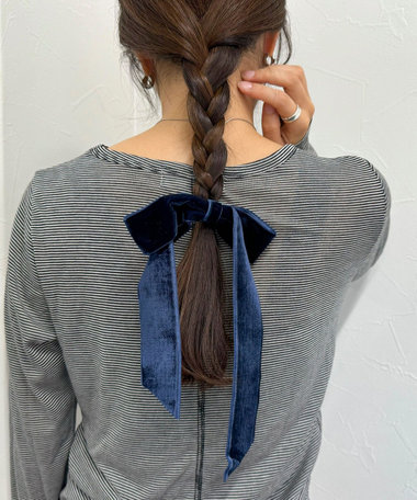 ベルベットリボンヘアカフ