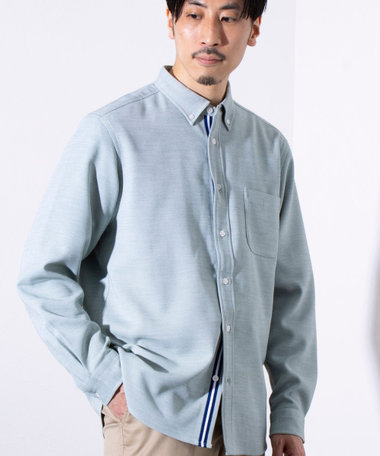 ラスカル様【極美品】ESTNATION カノコ　ニットシャツ　ネイビー TO8812EW011850_fw_thumbM.jpg