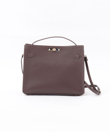 【美品】NOLLEY'S 牛革バッグ（ダークブラウン） 美品】NOLLEY´S 牛革バッグ（ダークブラウン）
