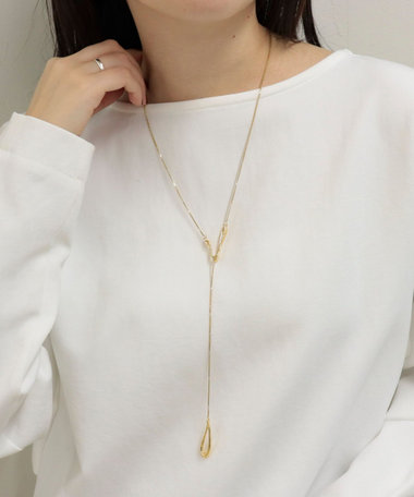 ドロップトップY字ネックレス