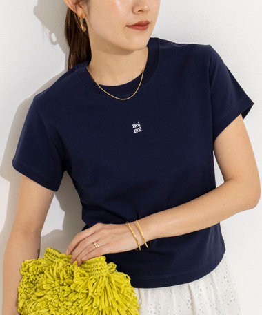 【nolnol/ノルノル】ウォッシャブルクルーネックTee