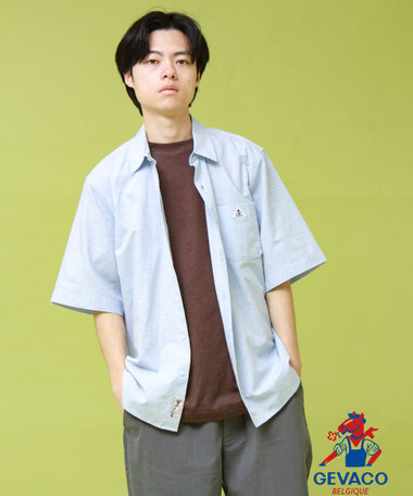 【GEVACO/ゲバコ】レギュラーカラー半袖シャツ