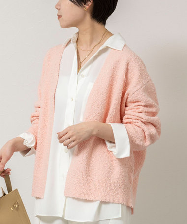 【IRONING/アイロニング】bubble cottonカーディガン