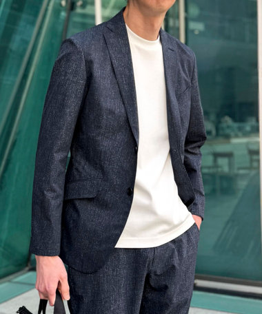 《ビジカジ/セットアップ対応》COOLDOTS JK/クールドッツ テーラードジャケット 26SS