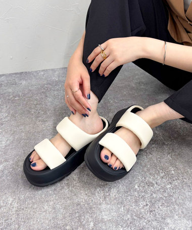 【MOHI/ モヒ】クッション２カバーサンダル