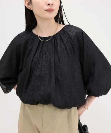 バルーンギャザーブラウス