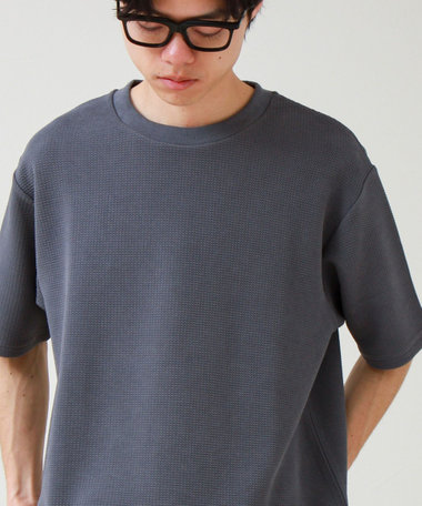 【立体感素材】フクレジャガード 半袖Tシャツ