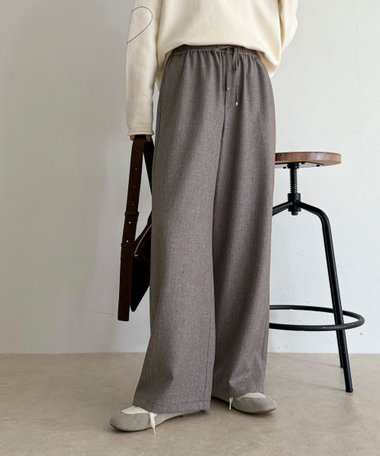 Louis2007SS ステンレスミックスナローパンツ / アースブラウン Louis2007SS ステンレスミックスナローパンツ / アースブラウン