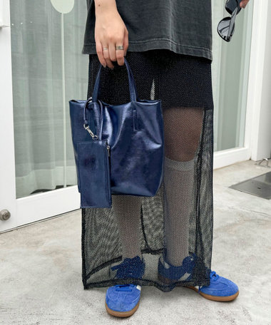 メタリック２WAYトートバック