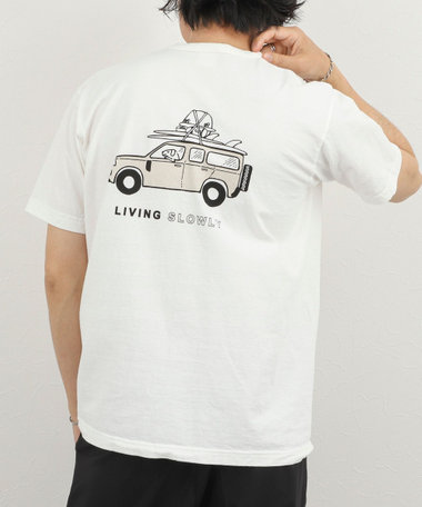 別注 SLOWLY WAGON バックプリントTシャツ 26SS